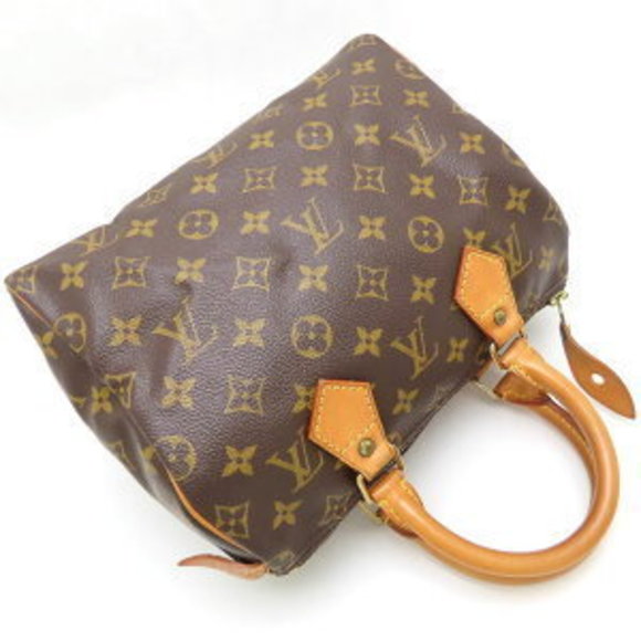 Louis Vuitton Brown Speedy Handbag Monogram - Picture 3 of 9
